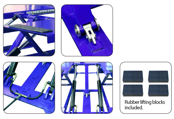 Cầu nâng cắt kéo di động 4 tấn Heshbon HL-345M