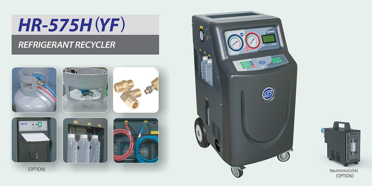 Máy nạp gas điều hoà ô tô R-1234yf Heshbon HR-575H(YF)