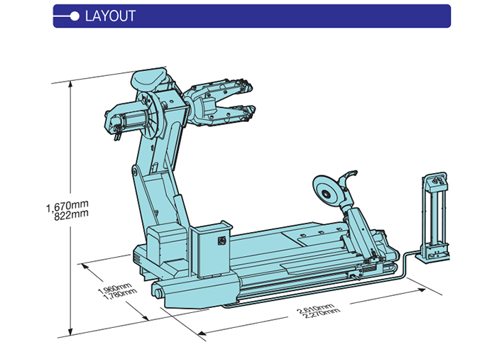Máy ra vào lốp Heshbon HT-56H