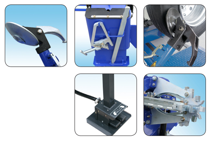 Máy ra vào lốp xe tải bus Heshbon HT-300H