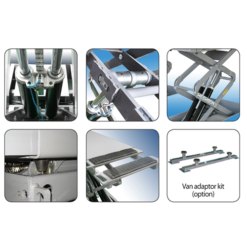 Cầu nâng cắt kéo âm sàn Heshbon HL-35F Cầu nâng cắt kéo âm sàn Heshbon HL-35F