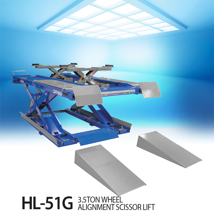 Cầu nâng cắt kéo 3.5 tấn Heshbon HL-51G Cầu nâng cắt kéo 3.5 tấn Heshbon HL-51G