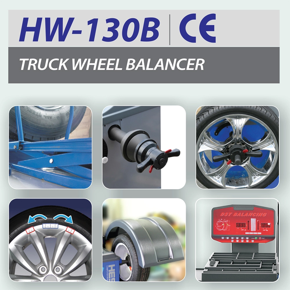 Máy cân bằng bánh xe ô tô tải bus Heshbon HW-130B Máy cân bằng bánh xe ô tô tải bus Heshbon HW-130B