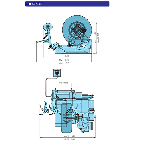 Máy ra vào lốp xe tải bus Heshbon HT-300H Máy ra vào lốp xe tải bus Heshbon HT-300H