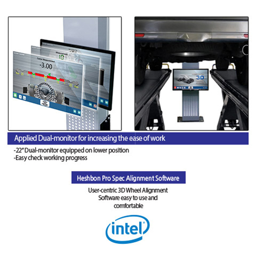 Thiết bị kiểm tra góc đặt bánh 3D Heshbon HA-7000 Thiết bị kiểm tra góc đặt bánh 3D Heshbon HA-7000